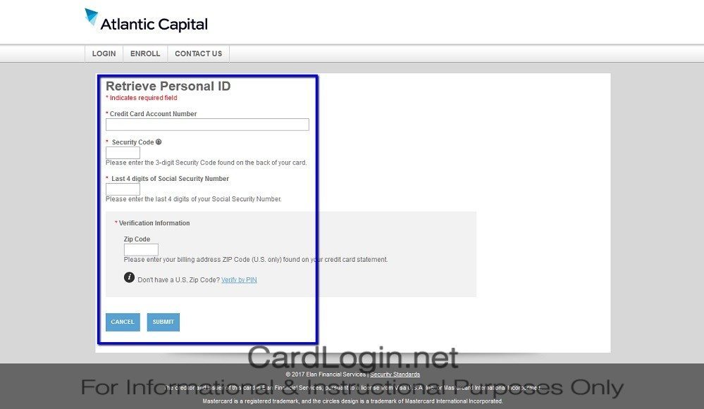 Forgot_Your_Atlantic_Capital_Visa_Business_Cash_Card_User_ID_Or_Password_Step_1