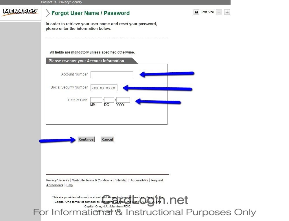 Forgot_Your_Menards_BIG_Card_User_ID_Or_Password