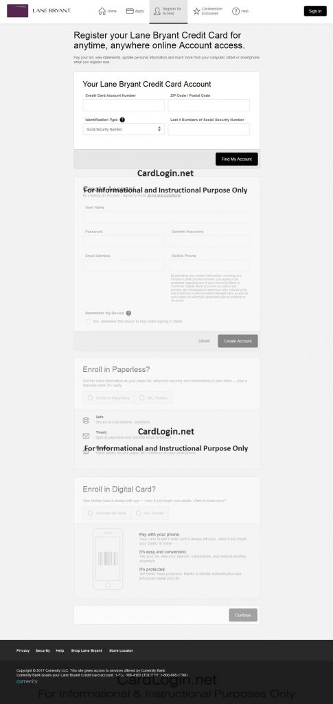 How To Activate Lane Bryant Credit Card