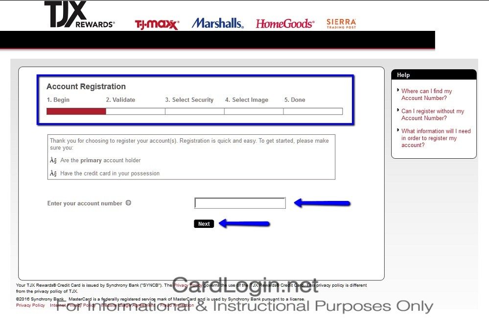 How To Activate TJX Rewards® Credit Card